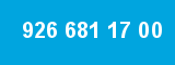 926 681 17 00